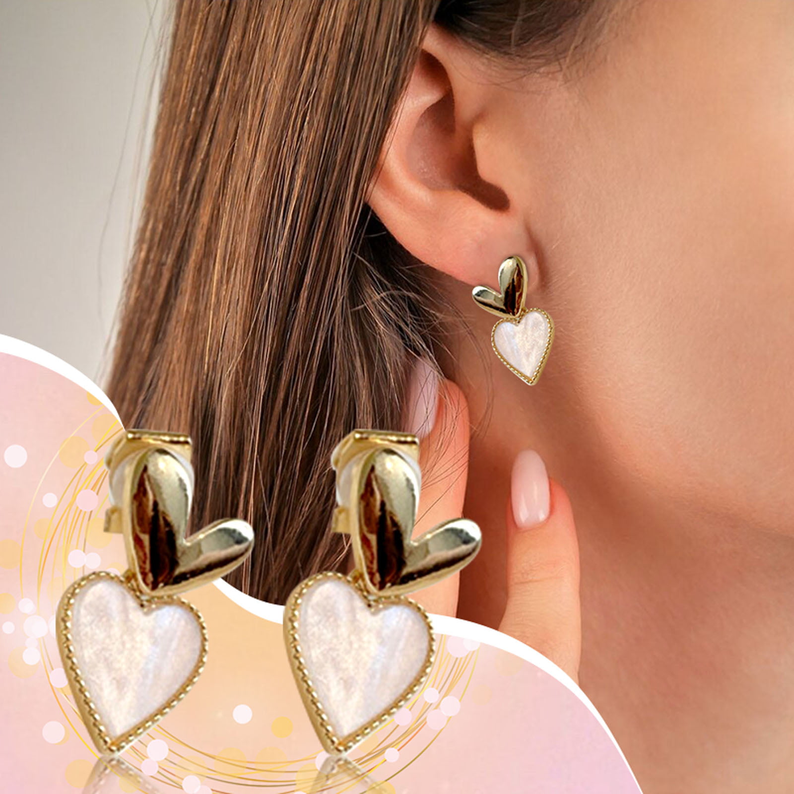 Women's Earrings Shiny Tassel Earrings Trendy Long Dangling Chain Earrings  No Piercing Earrings Earrings Jewellery Clips | Fruugo NO