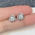 thumbnail image 1 of hanxiulin gift synthetic ear wedding studs diamond women jewelry earrings, 1 of 7