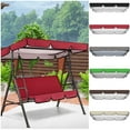thumbnail image 1 of hanxiulin replacement canopy cover swing seat 2 & 3 seater sizes hammock cover top garden, 1 of 8