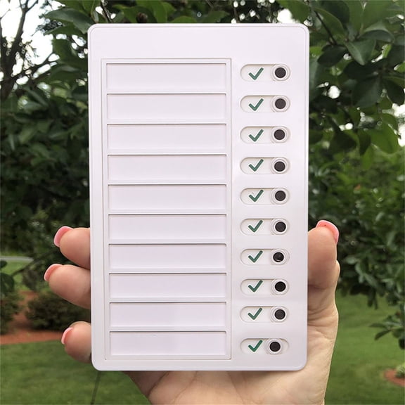 hanxiulin rv checklist memo board daily to do list my chores task notepad portable