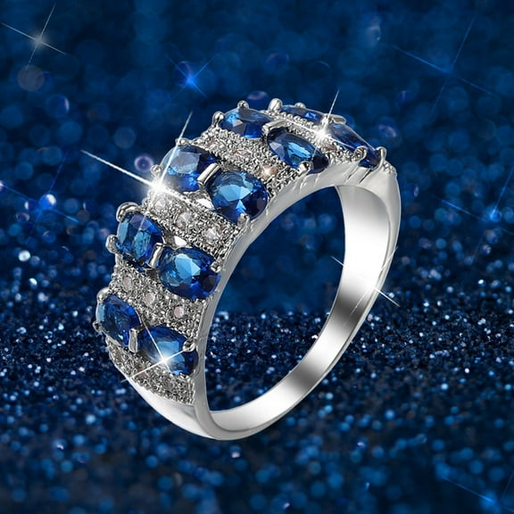 hanxiulin silver women fashion trend single full diamond zircon ring ladies jewelry diamond rings for women size 6 10