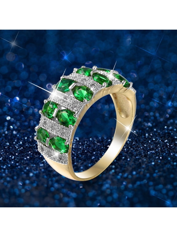 silver women fashion trend single full Rhinestone zircon ring ladies jewelry Rhinestone rings for women size 6 10