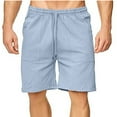 thumbnail image 1 of haozzaw Men's Pants Sports And Leisure Cotton And Linen Shorts Running Training Pants, 1 of 9
