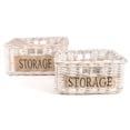 thumbnail image 1 of happimess Reed Southwestern Hand-Woven Rattan Nesting Baskets with Handles, White Wash/Kubu Gray (Set of 2), BSK1005A-2SET, 1 of 11