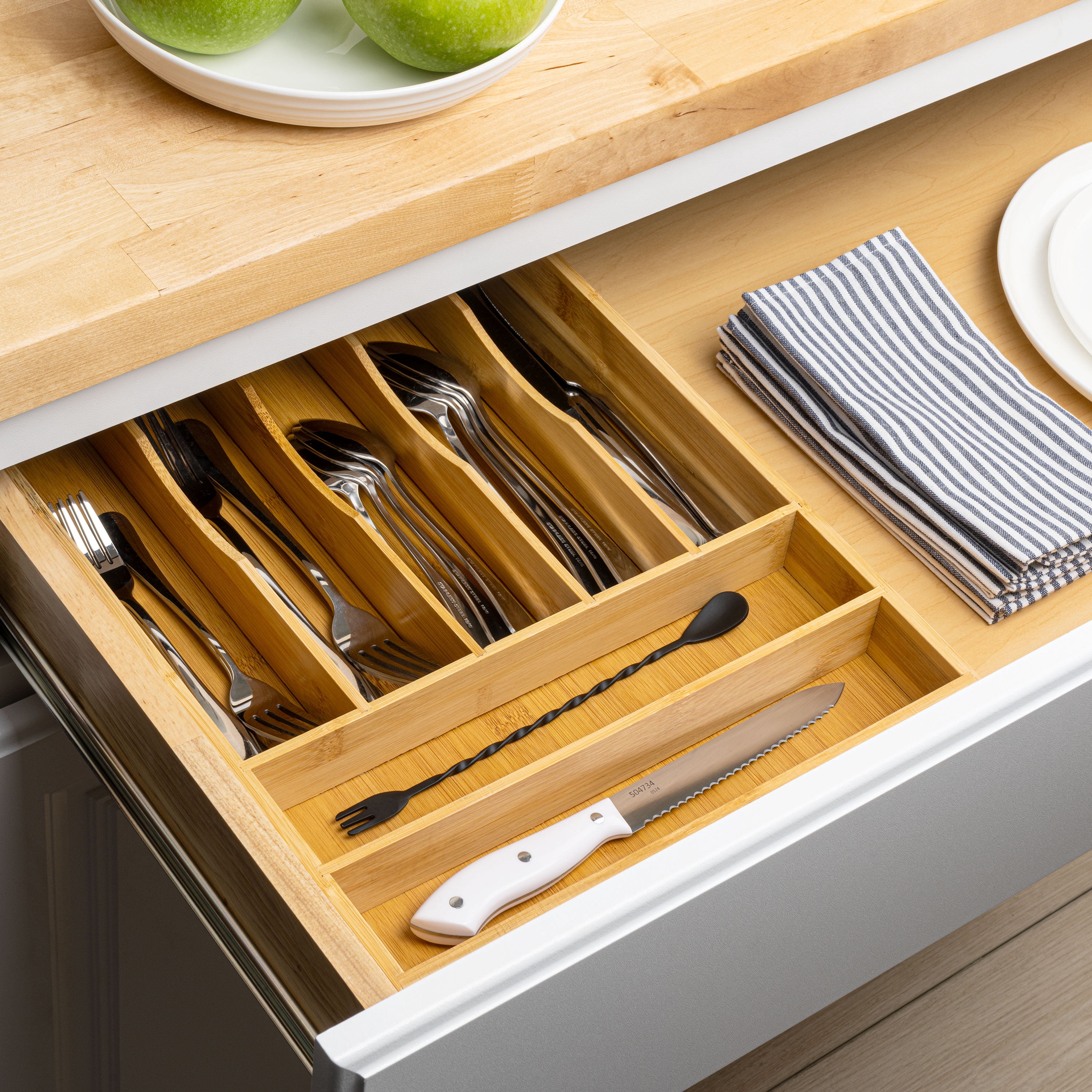 Drawer Essentials happimess DRW1000A Hudson 16.3 in. W x 12.3 in. D x 2 in. H Modern ...