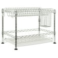 thumbnail image 1 of happimess DSH1002A Brooklyn 24" Adjustable Dish Rack, Chrome, 1 of 7