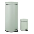 thumbnail image 1 of happimess Oscar 8-Gallon Step-Open Trash Can with FREE Mini Trash Can, Pistachio Gelato, HPM1000C, 1 of 6