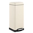 thumbnail image 1 of happimess Betty Retro 8-Gallon Step-Open Trash Can, Limestone Beige, HPM1007F, 1 of 11