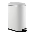thumbnail image 1 of happimess Roland Mini 2.6-Gallon Step-Open Trash Can, Cotton White, HPM1009C, 1 of 11