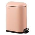 thumbnail image 1 of happimess Roland Mini 2.6-Gallon Step-Open Trash Can, Flamingo Pink, HPM1009G, 1 of 7