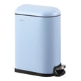 thumbnail image 1 of happimess Roland Mini 2.6-Gallon Step-Open Trash Can, Tide Pool Blue, HPM1009H, 1 of 8