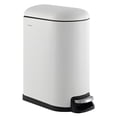 thumbnail image 1 of happimess Roland 10.6-Gallon Step-Open Trash Can, Cotton White, HPM1010C, 1 of 10