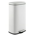 thumbnail image 1 of happimess Curtis 8-Gallon Step-Open Trash Can, Cotton White, HPM1011C, 1 of 10