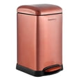 thumbnail image 1 of happimess Betty Retro Mini 3.2-Gallon Step-Open Trash Can, Rose Gold, HPM1012D, 1 of 10
