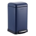 thumbnail image 1 of happimess Betty Retro Mini 3.2-Gallon Step-Open Trash Can, Denim Blue, HPM1012F, 1 of 7