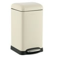 thumbnail image 1 of happimess Betty Retro Mini 3.2-Gallon Step-Open Trash Can, Limestone Beige, HPM1012J, 1 of 7