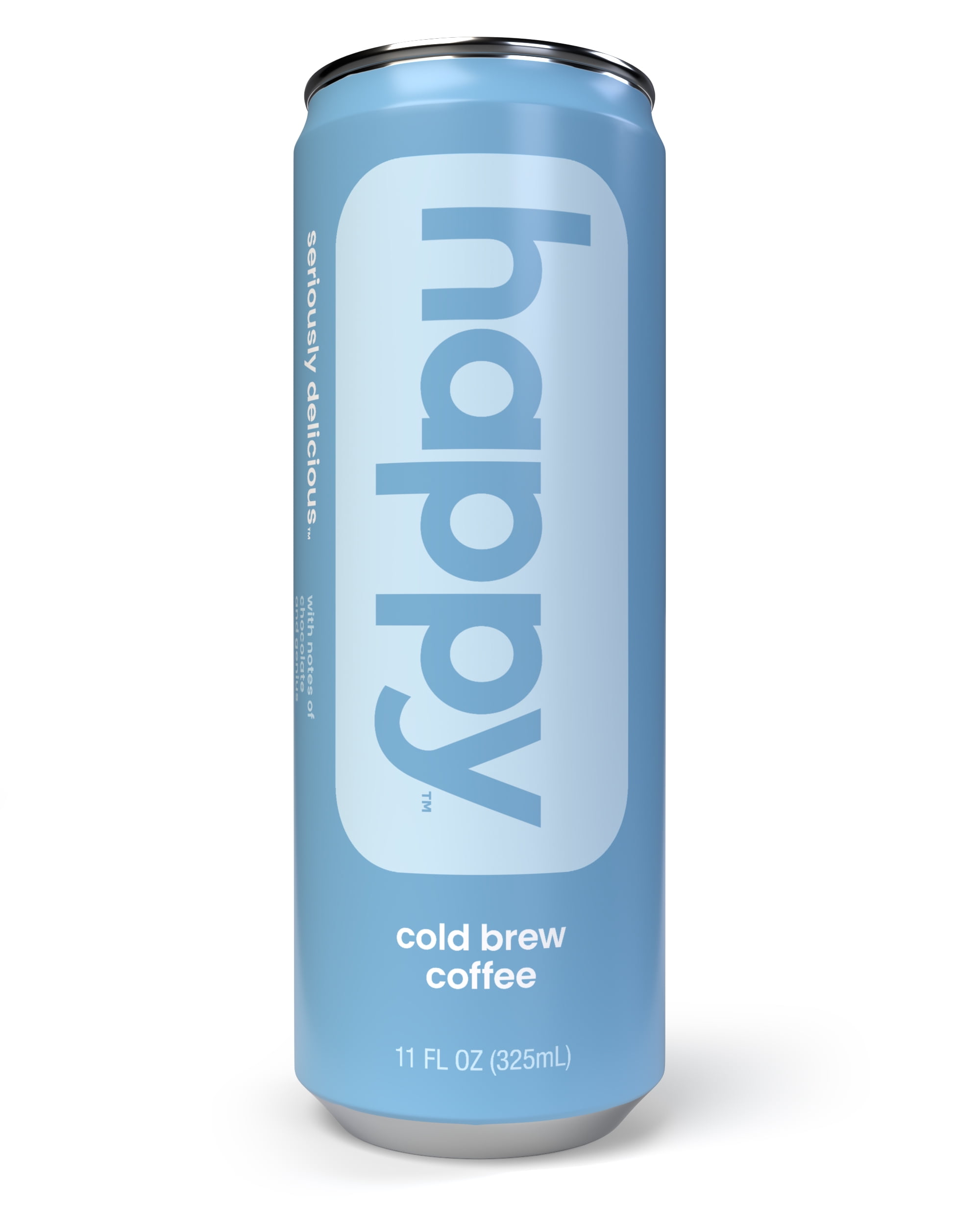 happy Coffee Cold Brew, 11oz Ready-To-Drink Canned Coffee