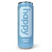 happy Coffee Cold Brew, 11oz Ready-To-Drink Canned Coffee