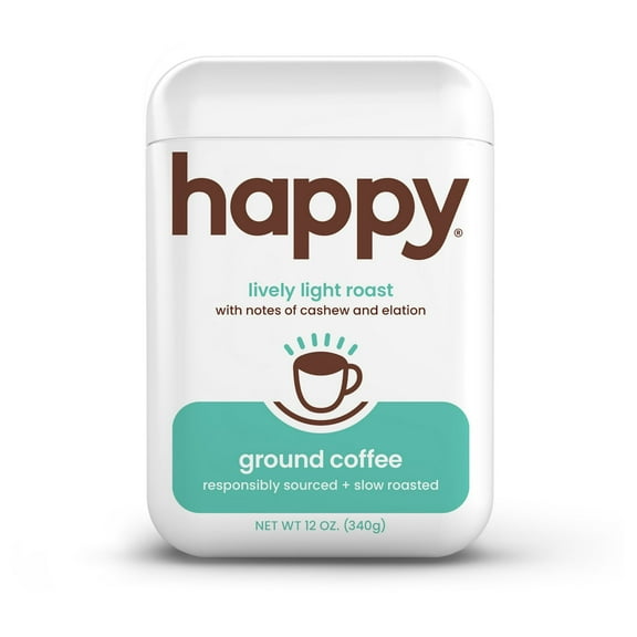 happy Lively Light Ground , 12 oz
