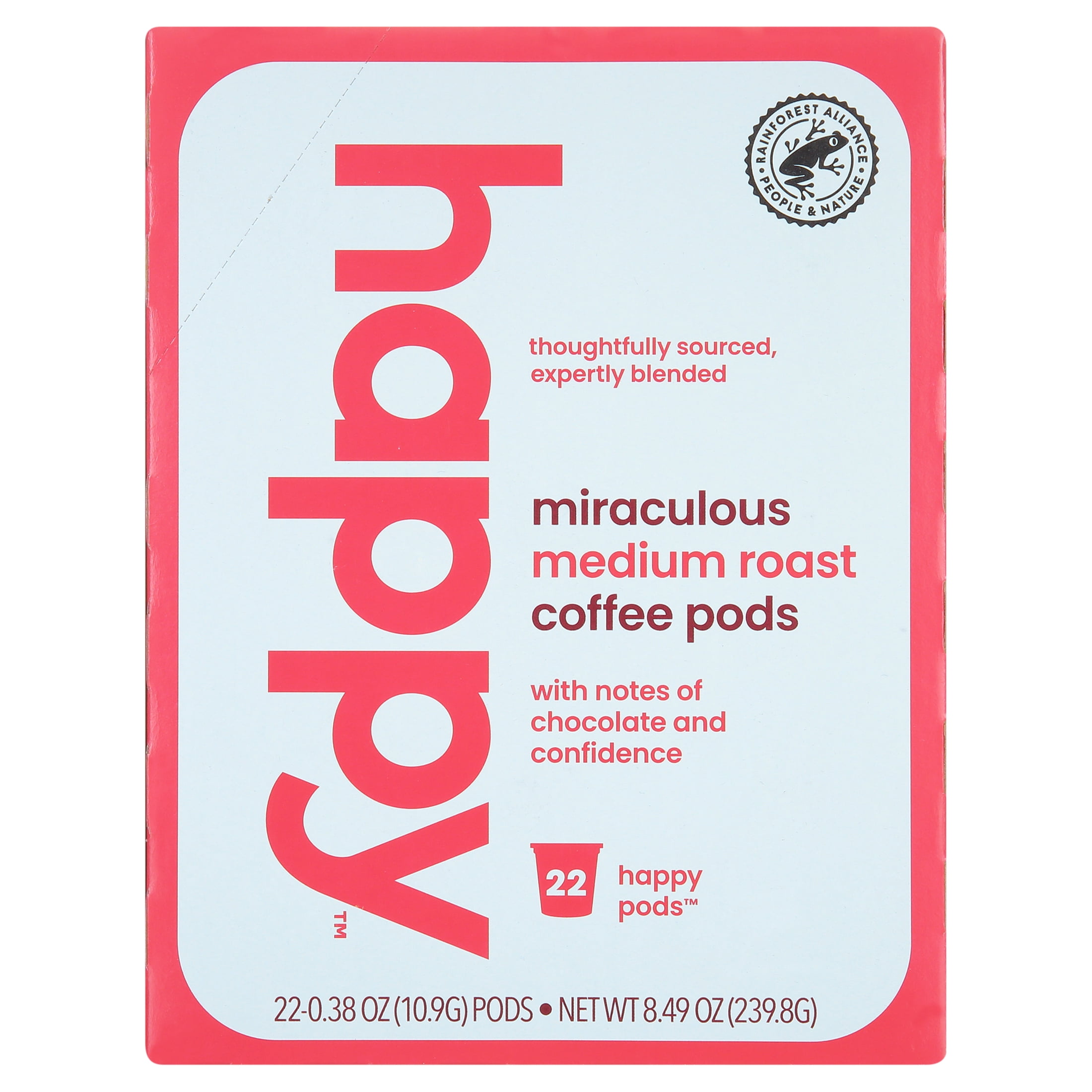 happy coffee pods 22ct medium