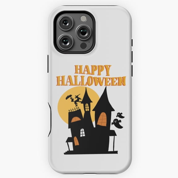 happy halloween house Phone Case for iPhone 16 15 14 13 12 11 Pro Max M5913340