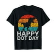 thumbnail image 1 of happy international dot day 2023 september 15th polka dot Black T-Shirt, 1 of 5