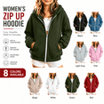 thumbnail image 1 of happyYEE Kids Full Zip up Hoodie, Fleece Hooded Sweatshirt Jacket with Pockets, Oversized Long Sleeve Zipper Hooded Outerwear for Boys Girls,5-6 Years, 1 of 9
