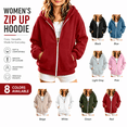 thumbnail image 1 of happyYEE Kids Full Zip up Hoodie, Fleece Hooded Sweatshirt Jacket with Pockets, Oversized Long Sleeve Zipper Hooded Outerwear for Boys Girls,7-8 Years, 1 of 9