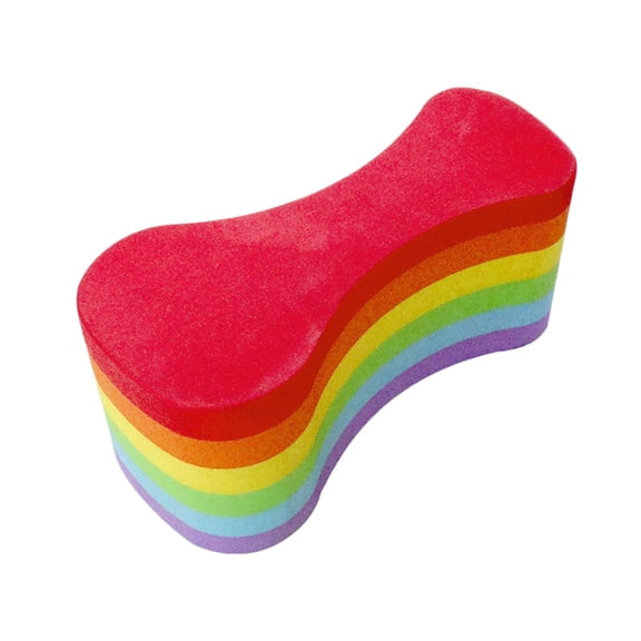 harayaa 1 Pull Buoy Leg Float Swim Trainer Leg hip support for beginners lightweight EVA Rainbow