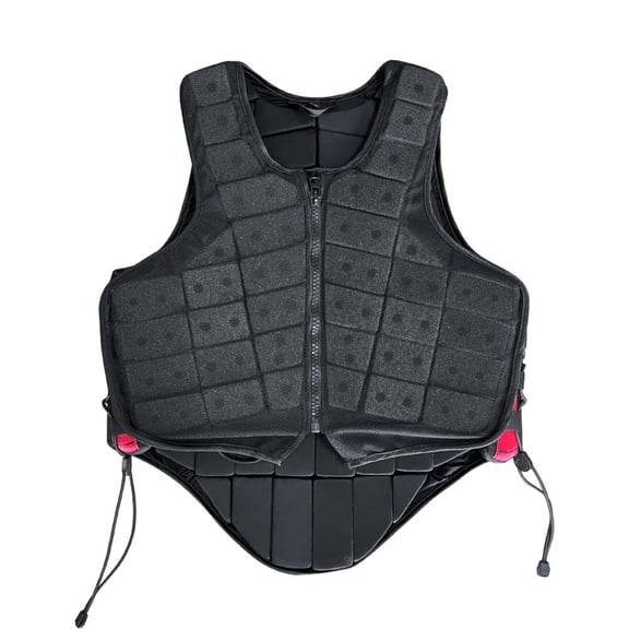 harayaa 1 Riding Body Protector Vest Lightweight Shock Absorbing Mesh Gear with Adjustable Side Straps for Equestrian Sport