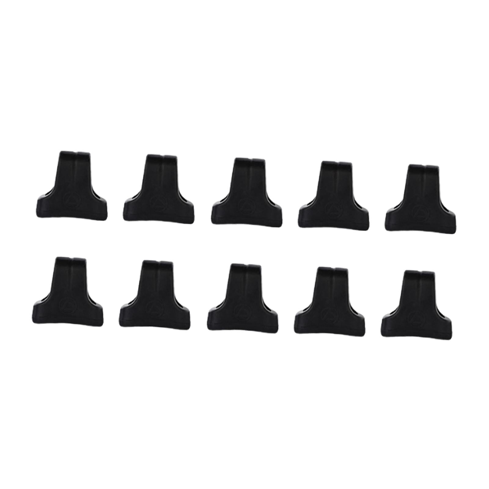 harayaa 10 Pieces Belay Rigging Ropes Stopper Black Rappel Abseil ...