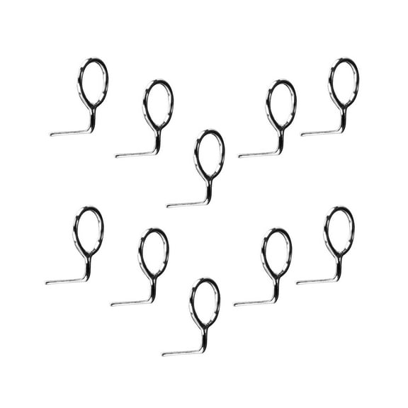 harayaa 10 Pieces Fishing Rod Guide Durable Multiuse Fly Rod Guide for Fishing Parts 2.6mm