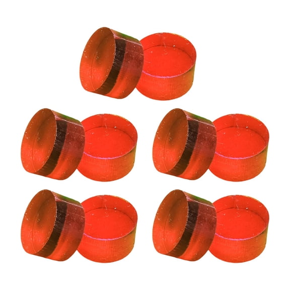 harayaa 10 Pieces Jump Tip Replacement Hard Professional Accessory Pool Rod Accessories red