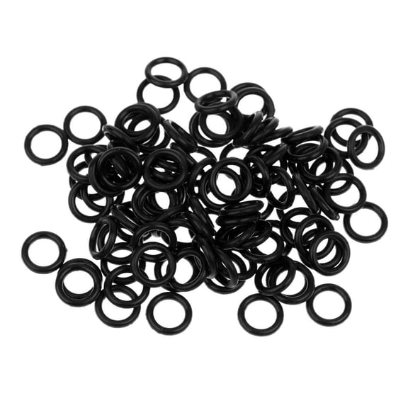 harayaa 100pcs Rings O-shaped Fishing Tackle D-Rig Damage-free Hooks Seda Safety Boilie