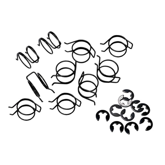 harayaa 10Pcs Double Torsion Spring for Automobiles Home Appliances Motorcycles