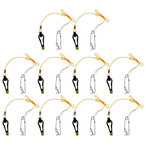 harayaa 10pc Power Grip Release Clip Planer Board Boat Outfitting with Longline Snap