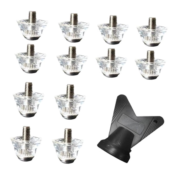 harayaa 12 Pieces Football Boot Football Shoe Spikes Anti Slip Sports Accessories Stable 13mm 16mm