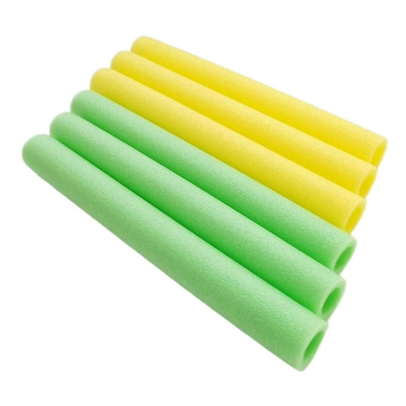 harayaa 12x Trampoline Pole Foam Sleeves Padding for Jumping Bed Pipe Indoor Outdoor Green Yellow