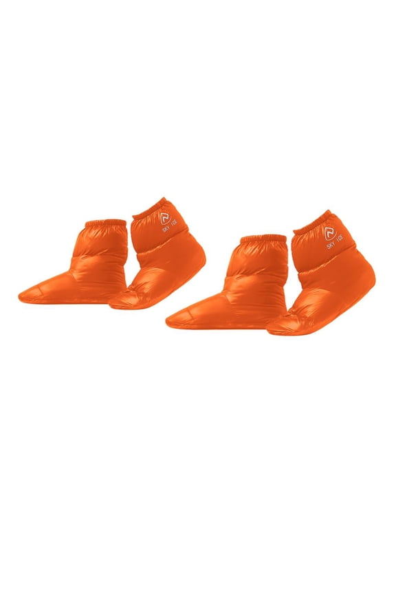 2 Pair Outdoor Duck Down Slippers Sock Shoes Warmer Boot Booties