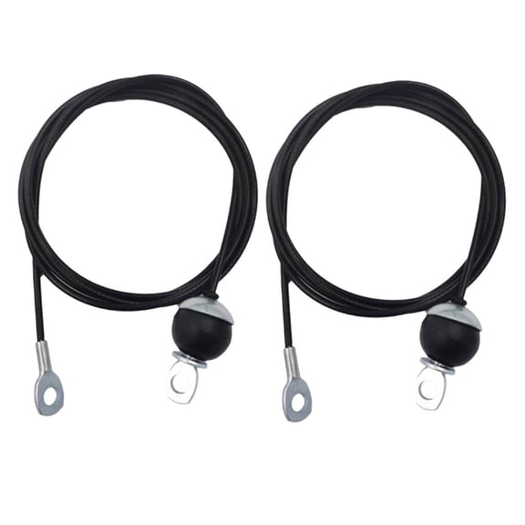 harayaa 2 Pieces 2m 5mm Steel Fitness DIY Pulley Cable Biceps Strength Training Home Gym