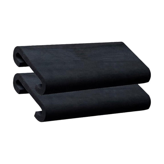 harayaa 2 Pieces Dragon Boat Paddle Seat Pad 32cmx15cmx4.5cm Boat Cushion for Rower Boat Black