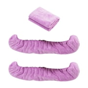 harayaa 2 Pieces Figure Ice Skate Guards Protector Equipment Soft Practicing Skate Blade Purple