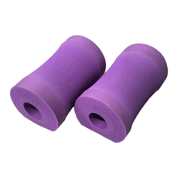 harayaa 2 Pieces Push Up Pads, Wrist Support Blocks, Comfort Accessories, Non-Slip Foam, Purple