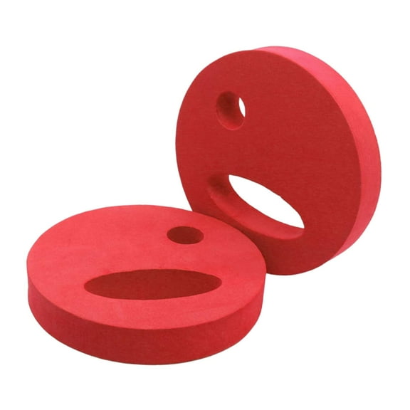 harayaa 2 Pieces Water Exercise Discs Buoyancy EVA Foam Water Weights Kids Beginners Red