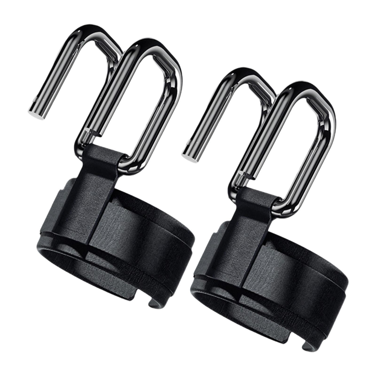 harayaa 2 Pieces Weight ing Hooks Wrist Support Hooks Metal Dead Straps Ergonomic Weight