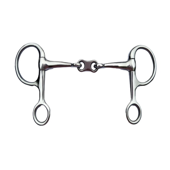 harayaa 2 Rings Horse Rings Bit Equestrian Accessories Steel Horse Heavy Duty Gear Horse