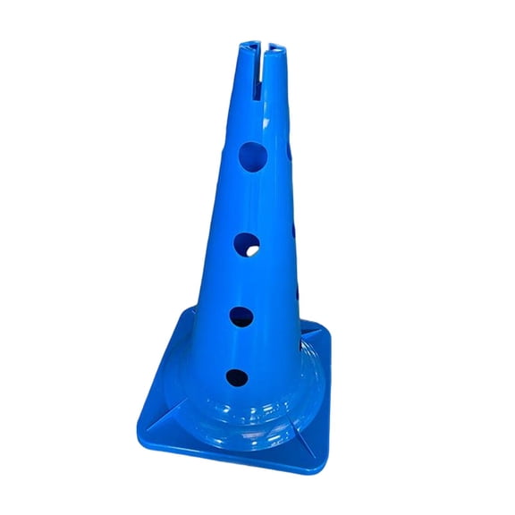 harayaa 20 inch Sport Training Cone Field Marker Cone Agility Practice Traffic Cone with Blue