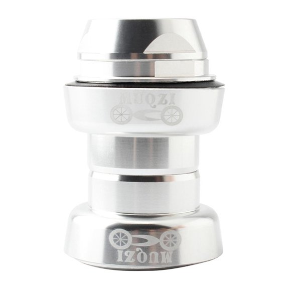 harayaa 25.4mm Bike Threaded Headset Bearing Crown Race for Folding Road Bike Fixed Gear Argent