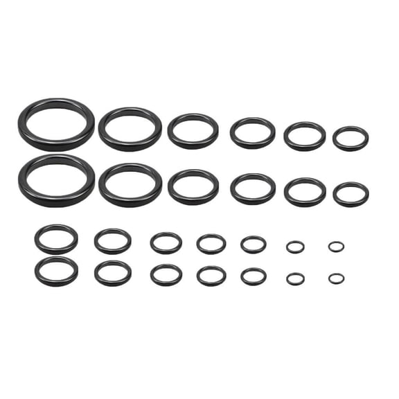 harayaa 26 Pieces Fishing Rod Guide Rings Ceramic Repair Kit Fishing Accessories Fishing 26pcs