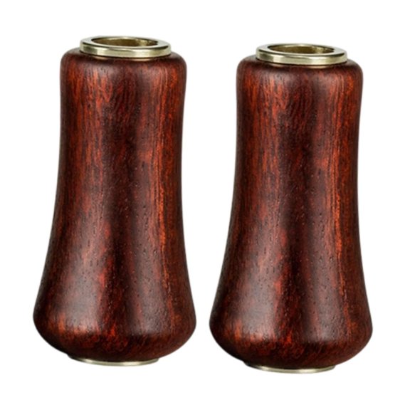 harayaa 2Pcs Fishing Reel Handle Knobs Outdoor Ergonomic Easy to Install Replacement Dark Red